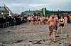 100 Unerschrockene nahmen am Sonntag beim Anbauen auf Fehmarn teil.