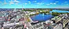 Kaum vorstellbar: Mitten auf der Binnenalster soll eine riesige offene Baugrube für die U5 entstehen.