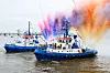 Schlepperballett beim 834. Hafengeburtstag