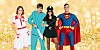 Superman, Arzt und Polizistin: Das sind die Klassiker unter den Karnevalskostümen.