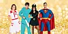Superman, Arzt und Polizistin: Das sind die Klassiker unter den Karnevalskostümen.