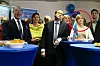 Olga Petersen (2.v.r.) bei der AfD-Party zur Bürgerschaftswahl 2020