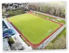Ein leerer Fußballplatz in Niendorf