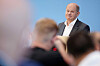 Olaf Scholz hatte sichtlich Spaß auf der Sommerpressekonferenz.