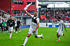Danel Sinani beim Torjubel in Wiesbaden