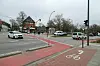 Übersichtsaufnahme der Einmündung Lohbrügger Landstraße/Lohbrügger Markt