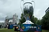 Symbolfoto der Champions League Trophäe für das Finale zwischen Dortmund und Real Madrid