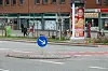 Aufnahme des Pfeilschilds auf der Mittelinsel.