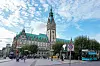 Rathaus und Rathausmarkt in Hamburg