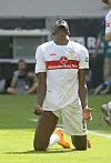 Serhou Guirassy ärgert sich über eine vergebene Torchance.