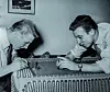 Dieter und Uwe Seeler bei Tippkick
