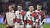 Harry Kane, Leon Goretzka, Min-Jae Kim und Eric Dier beim Aufwärmen