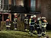 Feuerwehrleute in Steilshoop im Einsatz.