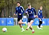 Jonas David und Noah Katterbach im HSV-Training