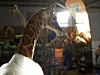 Eine präparierte Giraffe auf einer Jagdmesse in Dortmund (Bild von 2014).