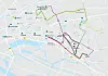 Während der Sperrung der Haltestelle Legienstraße werden einige Buslinien umgeleitet.