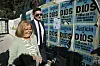 Diego Maradonas Schwester Rita auf dem Weg zum Gerichtsgebäude