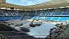 Wegen des Metallica-Konzerts wird das Volksparkstadion umgebaut.