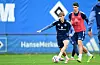 Louis Lemke und Luka Vuskovic im HSV-Training