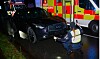 Polizistin bei der Unfall-Aufnahme in Braak bei Hamburg.