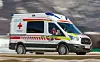 Ein österreichischer Rettungswagen im Einsatz