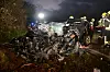 Die Unfallstelle auf der B207 bei Talkau. Der BMW-Fahrer wurde eingeklemmt.