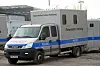 Die Pferde der Hamburger Reiterstaffel werden in solchen Transportern zu Einsätzen gefahren.
