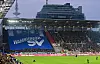 Der HSV-Gästeblock beim Derby am Millerntor 2022