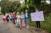 Einige der eingeschulten Kinder, die an der Aktion teilnahmen.
