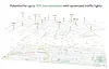 Durch die Analyse von Verkehrsdaten ermittelt „Green Light“, welche Ampel früher auf Grün springen sollte – und welche etwas später. So lassen sich Stop-and-Go-Phasen reduzieren.