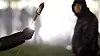Mann Rakete Silvester