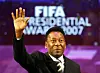 Pelé winkt in die Kamera