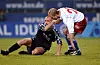Holger Stanislawski mit Ex-HSV-Stürmer Roy Präger