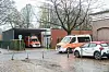 An dieser Rettungswache an der Holstenglacis wurde in der Nacht ein Rettungswagen gestohlen. Inzwischen steht dort ein Ersatzfahrzeug.