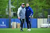 Steffen Baumgart und László Bénes im HSV-Training