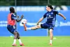 Rayan Philippe und Jean-Luc Dompé im Training