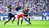 Yussuf Poulsen bei seinem HSV-Debüt