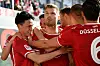 Florian Hartherz von Fortuna Düsseldorf jubelt