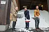 Stadtreinigung-Geschäftsführer Rüdiger Siechau, Umweltsenator Jens Kerstan (Grüne) und Verkehrssenator Anjes Tjarks (Grüne, v.l.) präsentierten den neuen Rad-Plan für Eis und Schnee.