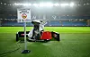 Das leere Volksparkstadion des HSV