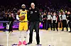 NBA-Basketballer LeBron James und Ex-Profi Kareem Abdul-Jabbar