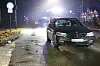 Die Frau wurde erst von der Schnauze des BMW getroffen, stürzte dann von der Scheibe auf den Asphalt.
