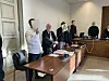 Die Angeklagten F.(22) und W.(19) vor der Jugendkammer des Landgericht Hamburg.