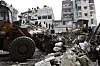 Zerstörte Häuser in Aleppo