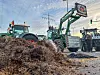 Die Landwirte blockierten mit 70 Traktoren den Finkenwerder Ring. (Archivfoto)