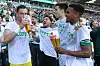 Werder-Spieler feiern Aufstieg