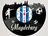Schallplatten-Wanduhr Magdeburg Fan