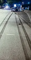 Unfallstelle auf der Harburger Chaussee