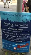Vor einiger Zeit war die AfD in Hamburg in kyrillischer Schrift für eine Veranstaltung.