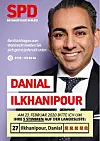 Das Wahlplakat von Danial Ilkhanipour gibt's auch in deutscher Sprache.